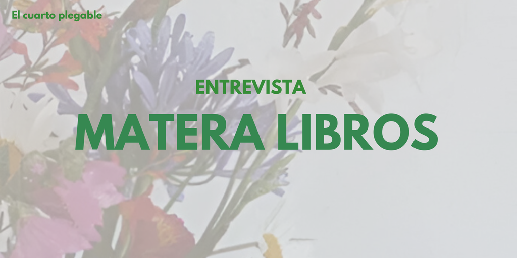 Entrevista Matera Libros: entre pantalones, muebles, revistas y libros.