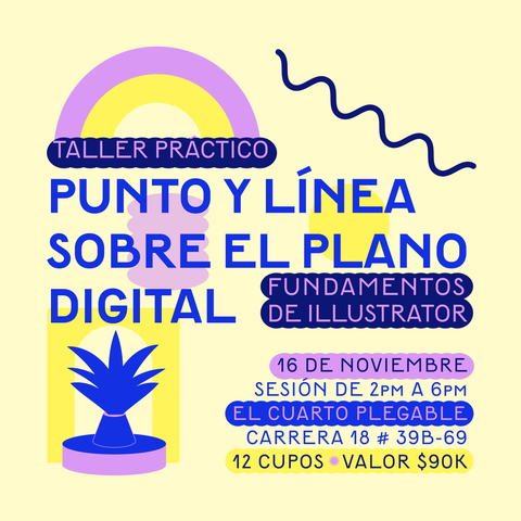 Taller práctico: Punto y línea sobre el plano digital