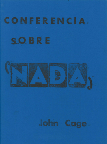 Conferencia sobre nada